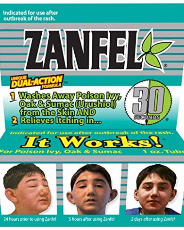 ZANFEL - Poison Ivy, Oak & Sumac Wash, 1 Oz