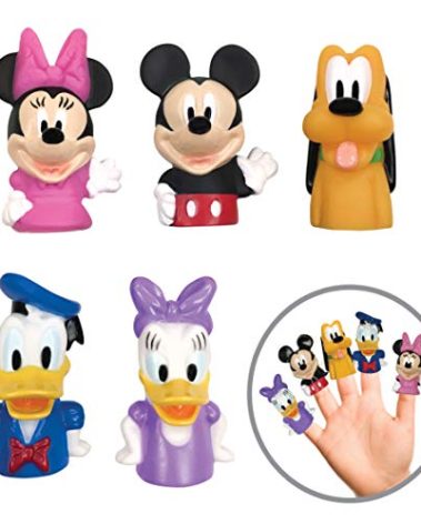 Disney Mickey Mouse & Friends Finger Puppets - Party Favors, Educational, Bath Toys