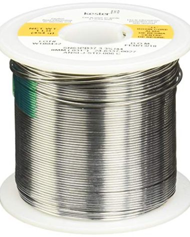 Kester 24-6337-0027 Solder Roll, Core Size 66, 63/37 Alloy, 0.031" Diameter
