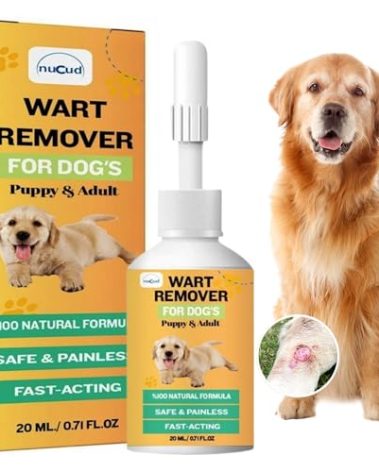 nucud Dog Wart Remover, Pet Skin Tags Remover,100% Natural Painless No Irritation, Safe, and Effective Eliminates Dog Warts - Skin Tags,Safe for pet 6+ Months