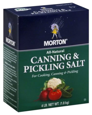 Morton Canning and Pickling Salt 4 Lb Box