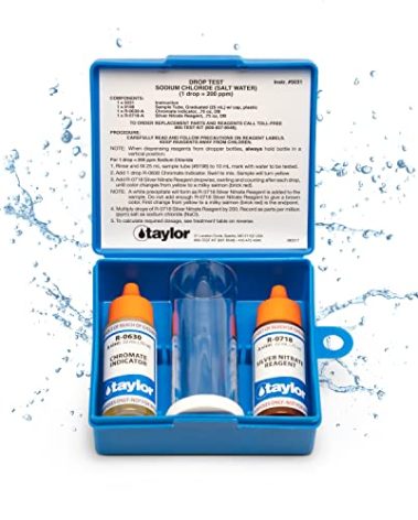 TAYLOR TECHNOLOGIES INC K-1766 DROP TEST CHLORIDE SALT WATER