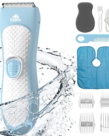 Baby Hair Clippers Quiet Hair Trimmer for Kids Toddler, Silent Hair Clippers for Children with Autism, Waterproof Rechargeable Cordless Ceramic Blade Haircut Kit