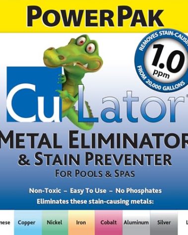 CuLator Metal Eliminator & Stain Preventer for Pools & Spas PowerPak 1.0