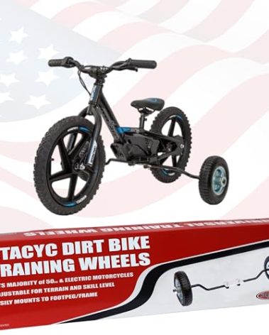 Hardline Products USA Wheels for Tots Training Wheels for Stacyc, KTM, Husqvarna, GAS GAS, and Harley-Davidson 12e/16e balance Electric Bikes - NOT compatible with 16e Elite model.