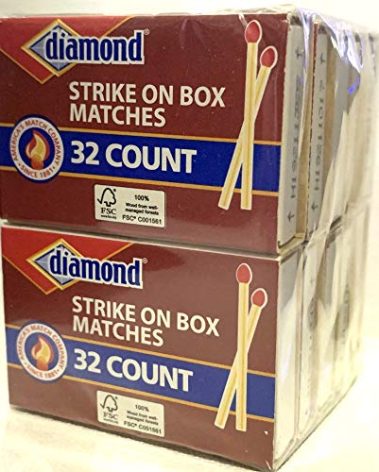 Diamond Greenlight Strike on Box Matches, 32 Count (Pack of 10)