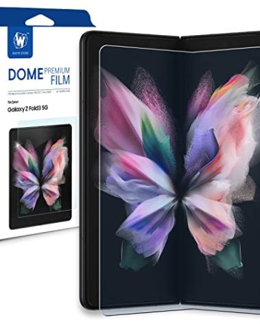 DOME GLASS Whitestone GEN Film Screen Protector for Samsung Galaxy Z Fold 3 (2021) Anti-Bubble HD Clear Hard Coated PET Film Screen Guard