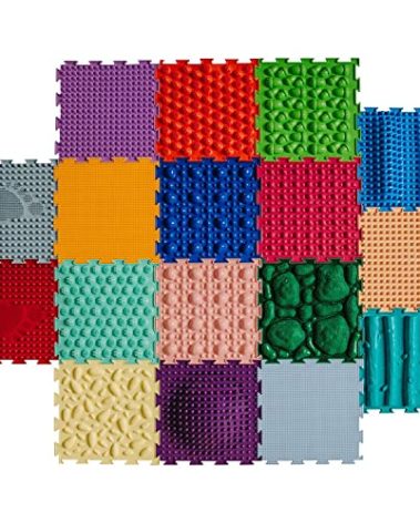 WOOLINK Hero Sensory Mat Module Set of Massage Game Mats for Kids Orthopedic