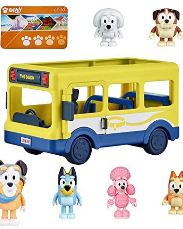 Bluey Bus + Mates, 2.5-3 inch Figures | Amazon Exclusive