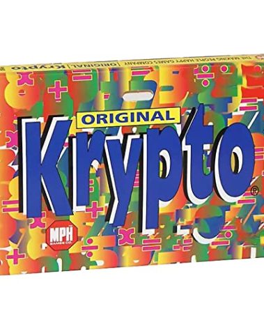 Krypto Original Arithmetic Game - Card Game of Multiplication Division, Addition, Subtraction