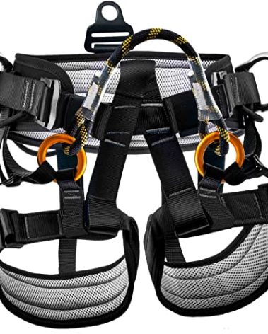HandAcc Climbing belts, Thicken Professional Large Size Safety Seat Belts for Tree Climbing, Rescuing Work, Rappelling and Other Outdoor Adventure Activities