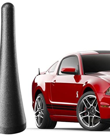 3.8 Inch Antenna for Ford Mustang (2010-2014), Aluminum Antenna Replacement Mast for Ford Mustang 2010-2014