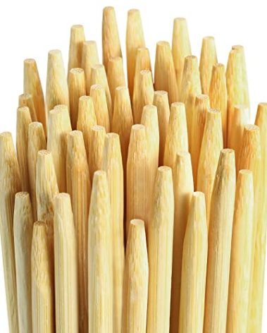 240 PCS Smores Sticks 36" Long 5mm Thick, Marshmallow Roasting Smore Sticks Bamboo, Disposable Marshmellow Sticks Camping Heavy Duty SMores Skewers for Outdoor Fire Pits Campfires Hot Dog Sausage