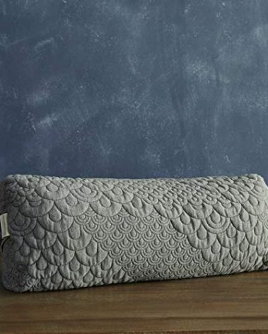 Brentwood Home Crystal Cove Yoga Bolster, Buckwheat Fill Rectangular Support Pillow, Made in California