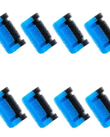 Wonder Creature Cat Fountain Filter Replacement, Upgraded Sponger Foam Filter for Round and Cubic Stainless Steel Top Cat Fountain, for Crystal and 2L/67oz Cat Fountain (Pack of 8)
