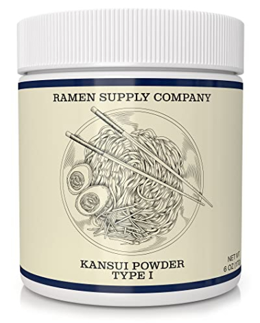 Kansui Powder for Making Fresh Ramen Noodles - Type 1 - Sodium Carbonate (6 Oz)