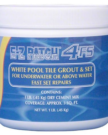 E-Z Products 4 F.s. White Pool Tile Grout Repair (Fast Set) 1 Lb.