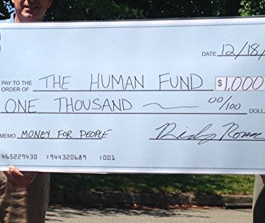 Huge Dry Erase Blank Presentation Check, Reusable Big Checks 24" x 48"