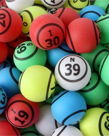 GSE Games & Sports Expert 1.5" Bingo Balls - Ping Pong Size Balls for Large Bingo Cage, Bingo Calling Balls for Parties, Prize Raffles, Family Game Nights (Multi-Color - Double Numbered)