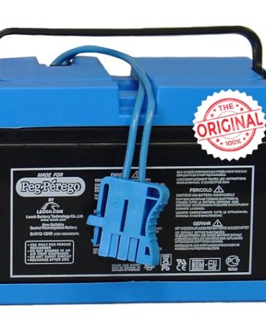 Peg Perego Official 12 Volt Replacement Battery for Ride on Toys. All Season Performance. Works with John Deere, Polaris, and Case IH licensed Peg Perego Ride on Toys