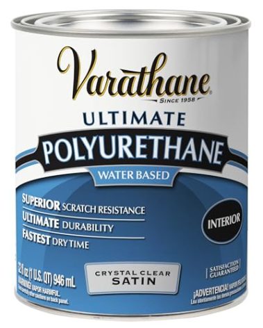 Varathane Water-Based Ultimate Polyurethane, Quart, Satin