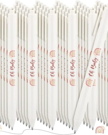 Ireer 36 Pcs Boho Theme Baby Shower Pens Gifts Bulk Party Favors for Guests Games Neutral Gender Reveal Favors Baby Shower Prizes Souvenirs Gift Bags Stuffer Supplies