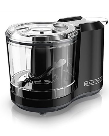 BLACK+DECKER 1.5-Cup Electric Food Chopper, One Touch Pulse, 150W Motor, Stay-Sharp Blade, Dishwasher Safe