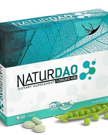NATURDAO - 1,000,000 HDU - DAO Enzyme Supplement - Histamine Block - Diamine Oxidase - Food Intolerance - 60 Tablets