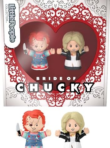 Little People Collector Bride of Chucky Movie Special Edition Figure Set in a Display Gift Package for Adults & Fans