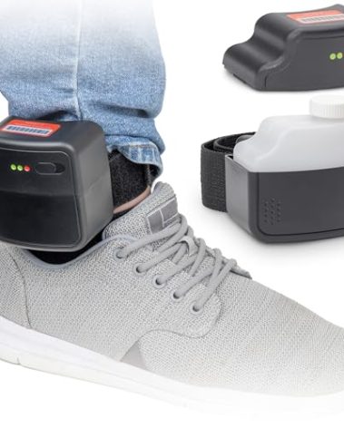 GoPong Ankle Monitor Flask (5 oz) - Hidden Alcohol Flask - Funny Liquor Gift for House Arrest Bracelet Prop