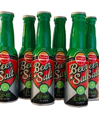 Twang Lime Beer Salts | Lime Flavored Beer Salts | Pack of 6 Bottles | 1.4 oz Each Bottle