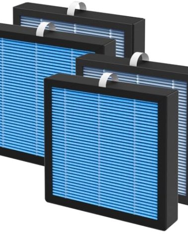 Breabetter 4-Pack BZ-1802 Replacement Filter Compatible with AIRTOK BZ-1802 Purifier, 3-in-1 Filtration Filters