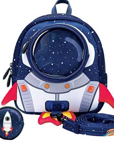 yisibo Rocket Toddler Backpack with Leash,3-6 Years Anti-lost Kids Backpack,Children Backpack for boys girls