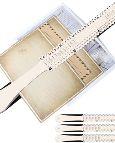 PerKoop 1 Set Plastic All-Purpose Document Sorter Alphabetical File Organizer Compact Upright Space Saving Paper Organizer for File Office,Beige,2.52 x 23.5 Inches