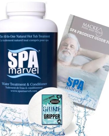 Spa Marvel Treatment and Conditioner Plus Hot Tub Sponge Oil Absorber - 1 Pack