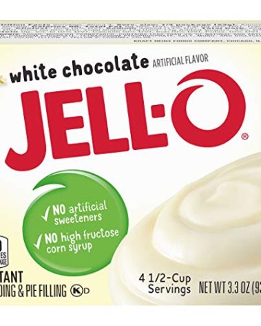 Jell-O Instant White Chocolate Pudding & Pie Filling, 3.3 Ounce (Pack of 6)