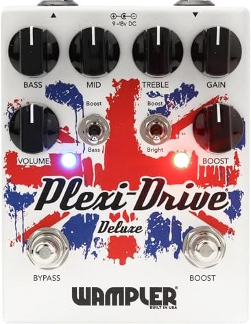 Wampler Plexi-Drive Deluxe V2 Distortion & Overdrive Guitar Effects Pedal