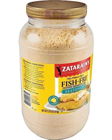 Zatarain's Seasoned Fish Fri Seafood Breading Mix, 5.75 lb