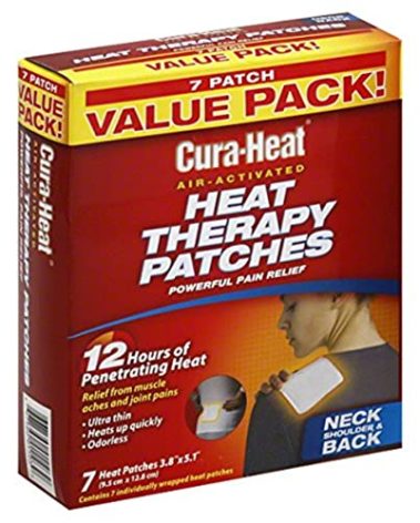 Cura-Heat Heat Therapy Patches, Air Activated, Neck Shoulder & Back, Value Pack 7 Heat Patches
