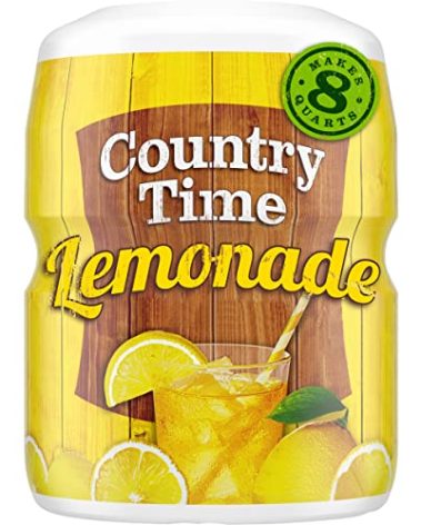 Country Time Lemonade Naturally Flavored with other natural flavor Powdered Drink Mix, 19 oz Canister