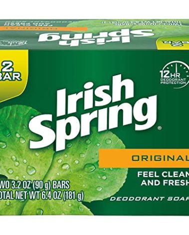 Irish Spring Original Scent Bar Soap 3.2 oz. Pack of 2