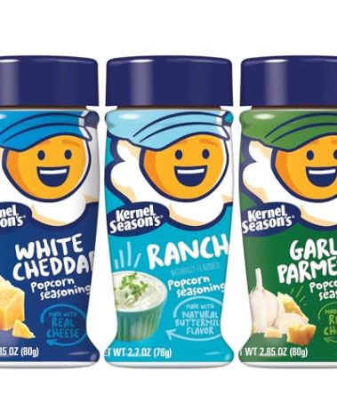 Kernel Season's Popcorn Seasoning Full Size Jars Variety Pack, Retail Sizes (Pack of 8)