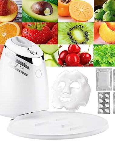 Face Mask Maker Facial Mask Machine with 32 Counts Collagen Pills Make Your Own Face Masks Kit Home Automatic DIY Face Mask Maker, Facial Cream Maker Gifts for Women Girls