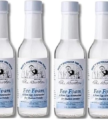 Fee Brothers Fee Foam (4 Pack) A Non-Egg Alternative for Shaken Drinks - Kaizen8