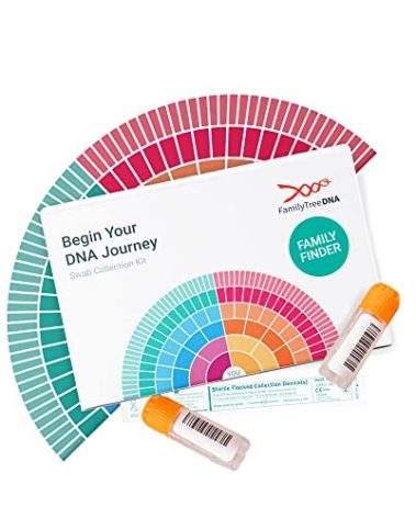 FamilyTreeDNA Family Finder, Ancestry & DNA Test Kit, Discover Your Origins & Unlock Your Geographic Roots, Connect with Your DNA Relatives, At-Home Test Kit for Expertly Processed Convenient Sampling