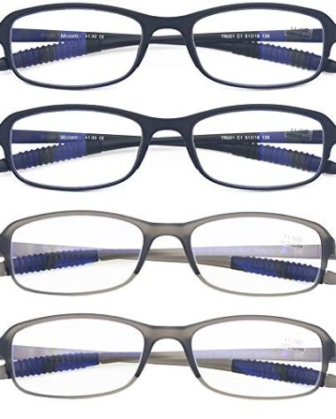 Computer Blue Light Blocking Reading Glasses(Flexible and Lightweight) UV Protection Readers Anti Eyestrain for Women Men