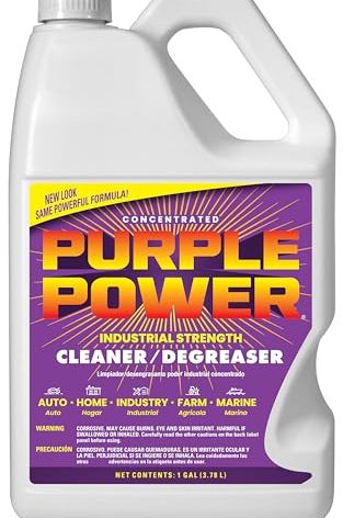 Purple Power (4320P) Industrial Strength Cleaner and Degreaser - 1 Gallon, 128 Fl Oz (Pack of 1)