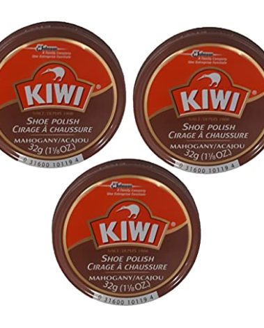 Kiwi Mahogany Shoe Polish Paste, 1-1/8 oz, 3 Pack