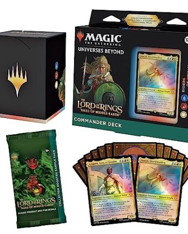 Magic The Gathering The Lord of The Rings: Tales of Middle-Earth Commander Deck 1 + Collector Booster Sample Pack