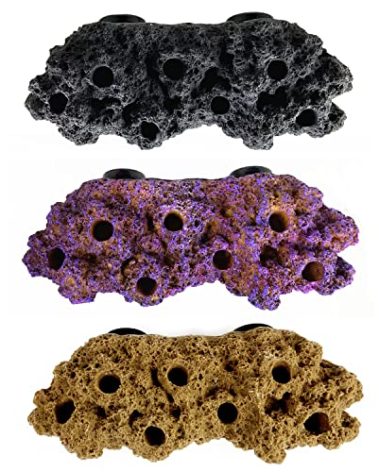 Magnetic Reef Coral Frag Rack Floating Rock Strong Magnets Strong N52 Magnets for 1/2" Glass (Coralline Purple)